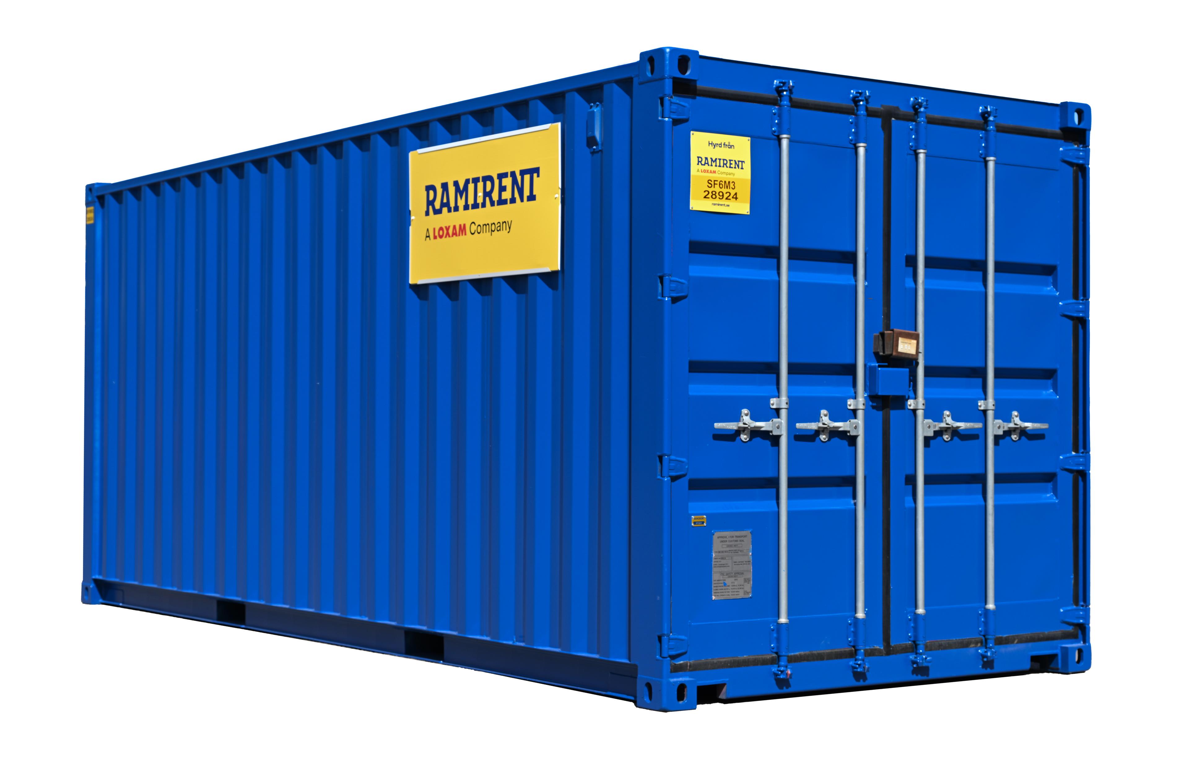 Container, 20 fot oisolerad