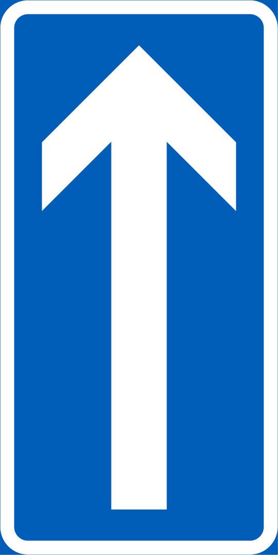 D7-2 Påbjudna gång- och cykelbanor N plast