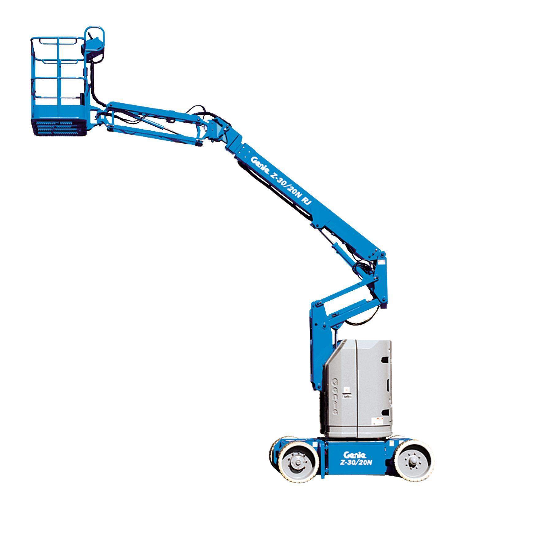 Vikbomlift, smal, batteridriven, plfh 9m