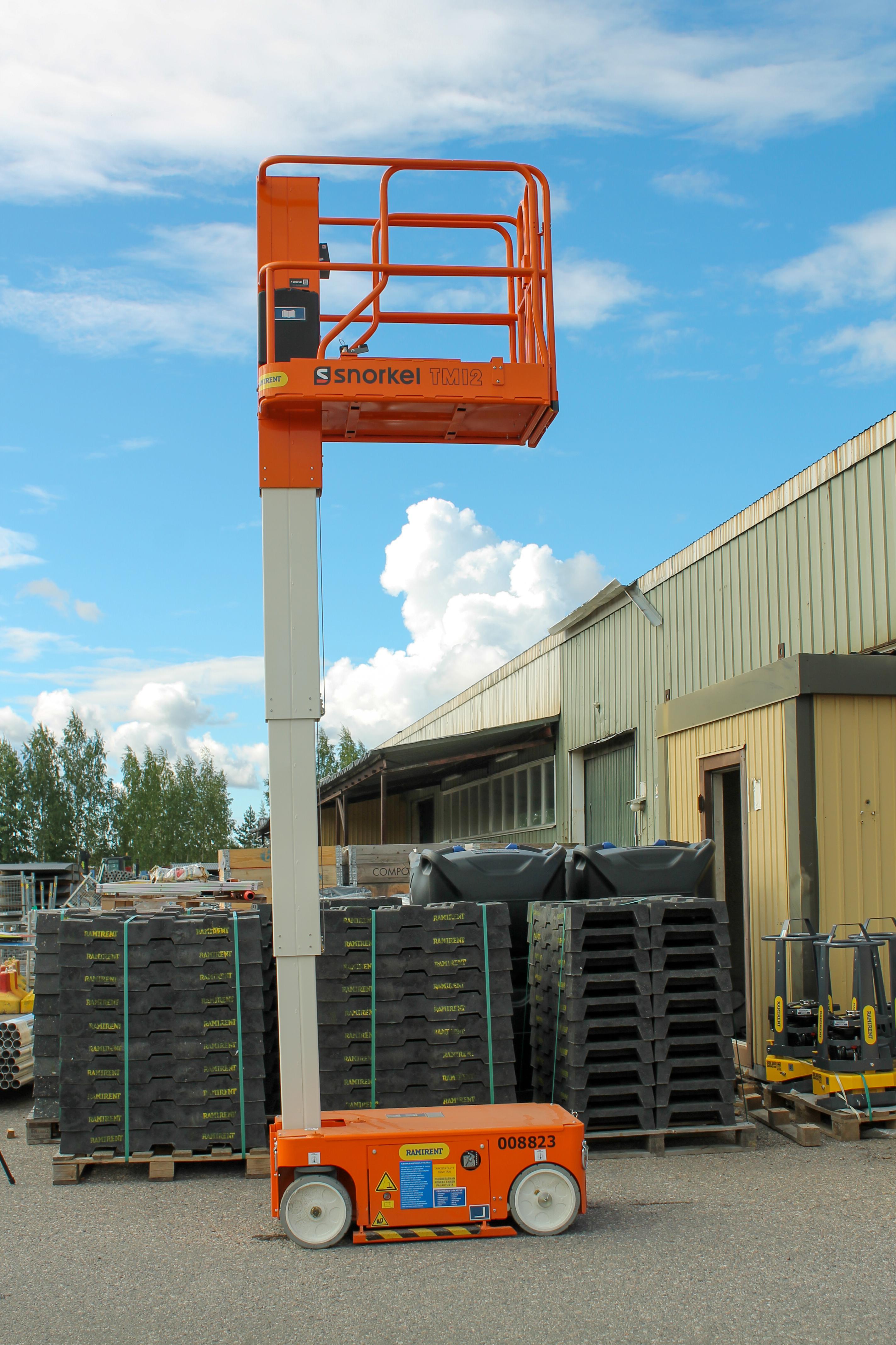 Pelarlift batteri plattformshöjd 3,6 m