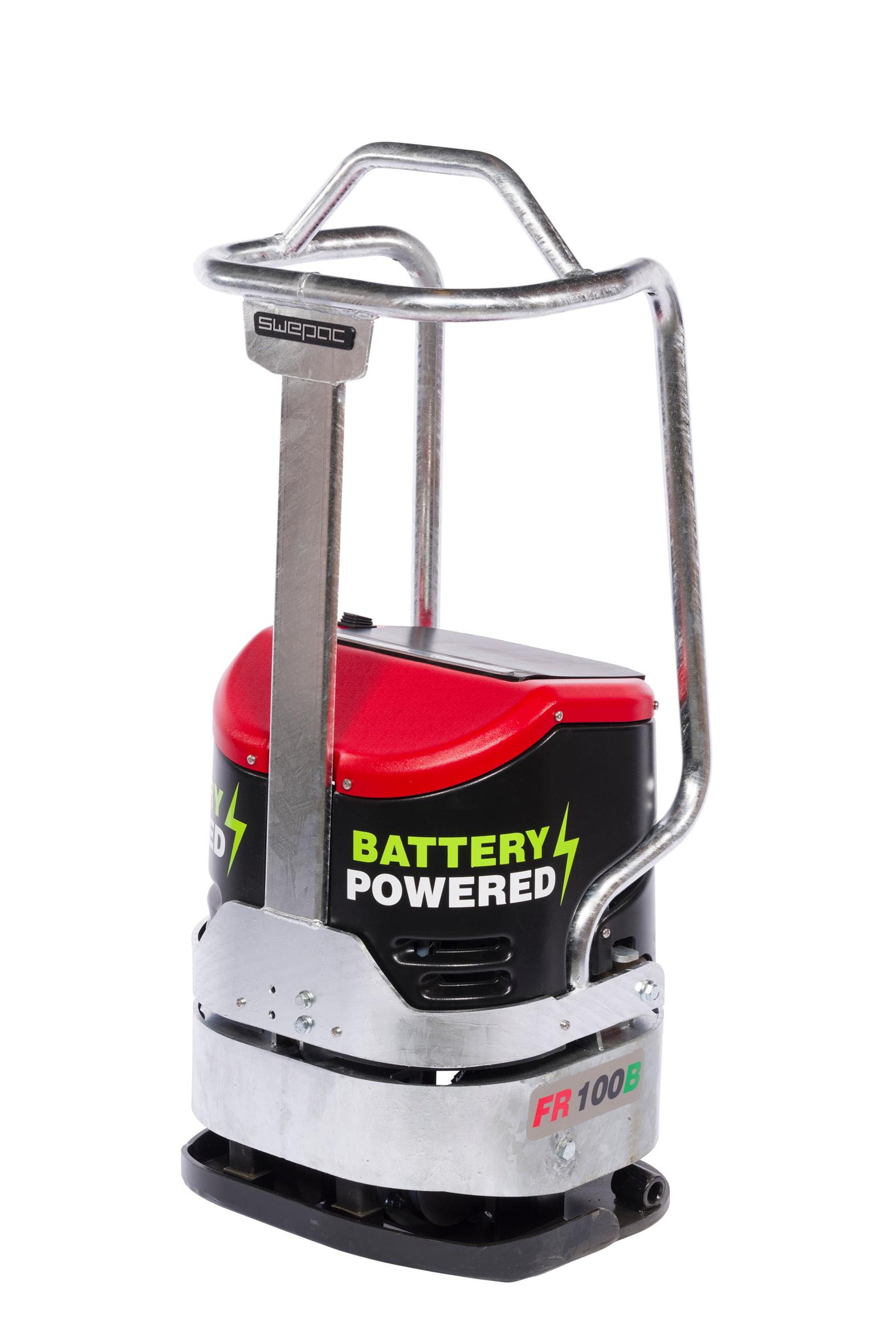 Vibratorplatta, rund batteridriven