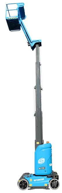Pelarlift batteri < 10 m med jibb