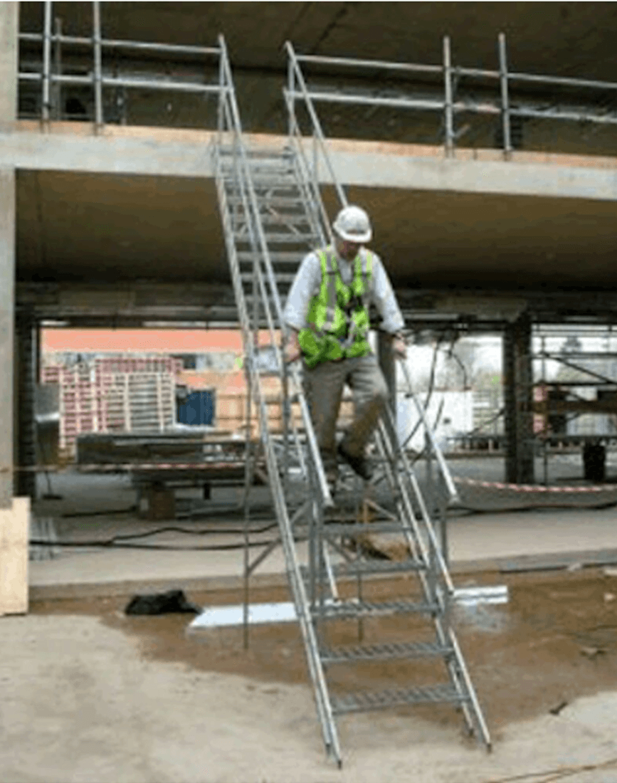 Räcke byggtrappa 12 steg