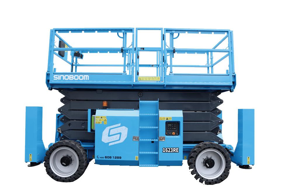 Saxlift batteri plattformshöjd 16,2m