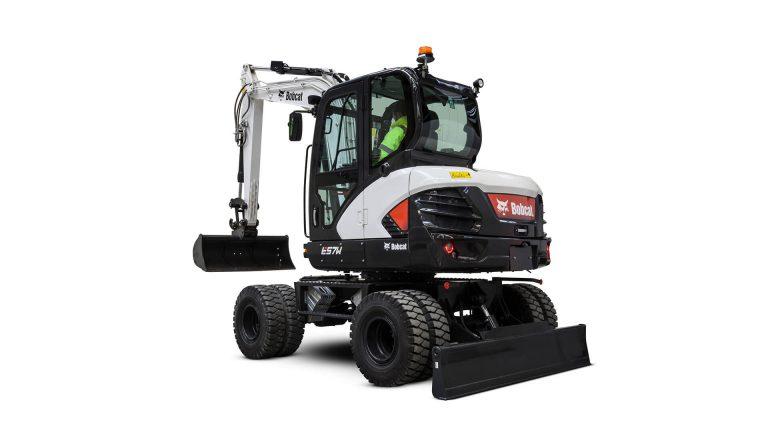 Grävmaskin Hjulburen 4wd