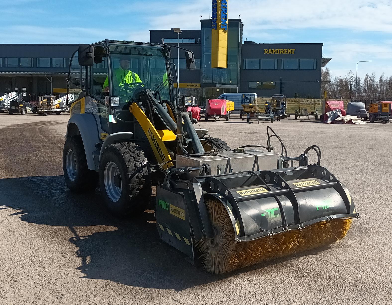 Kompaktlastare hjulburen batteri 4wd 4T