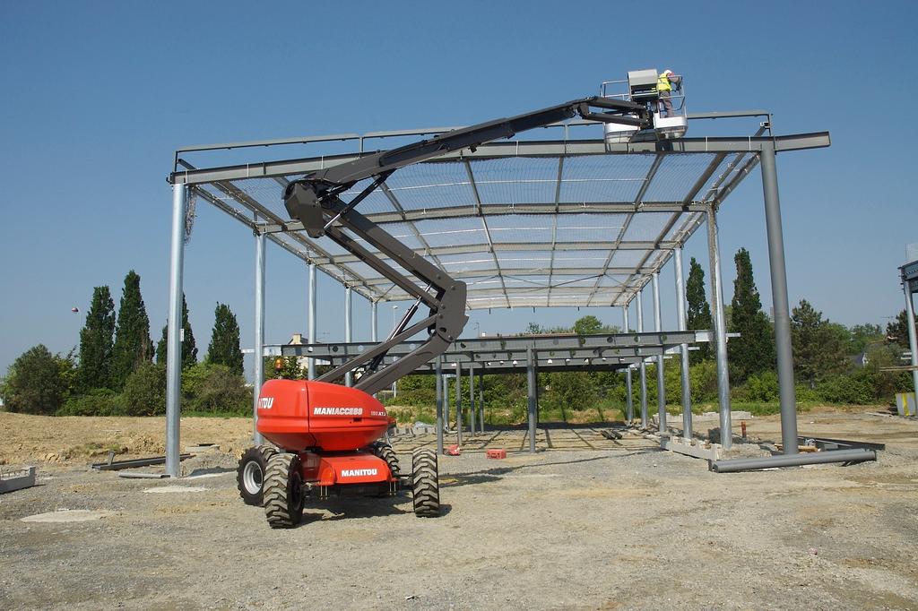 Vikbomslift, plattformshöjd 16,1m