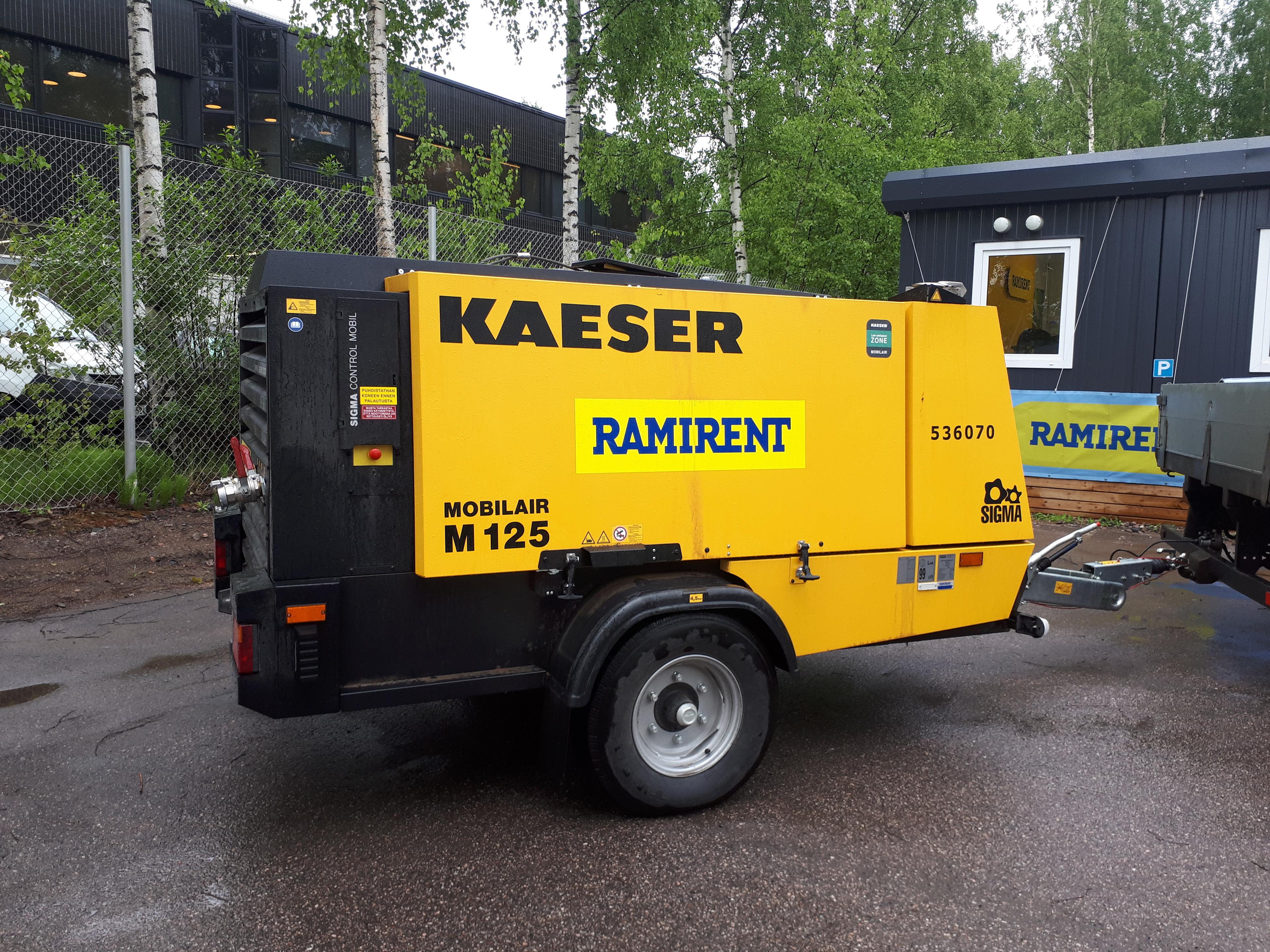 Kompressor 11,5 m³/min vid 14 bar