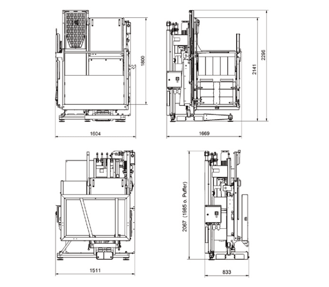 Materialhiss < 500 kg