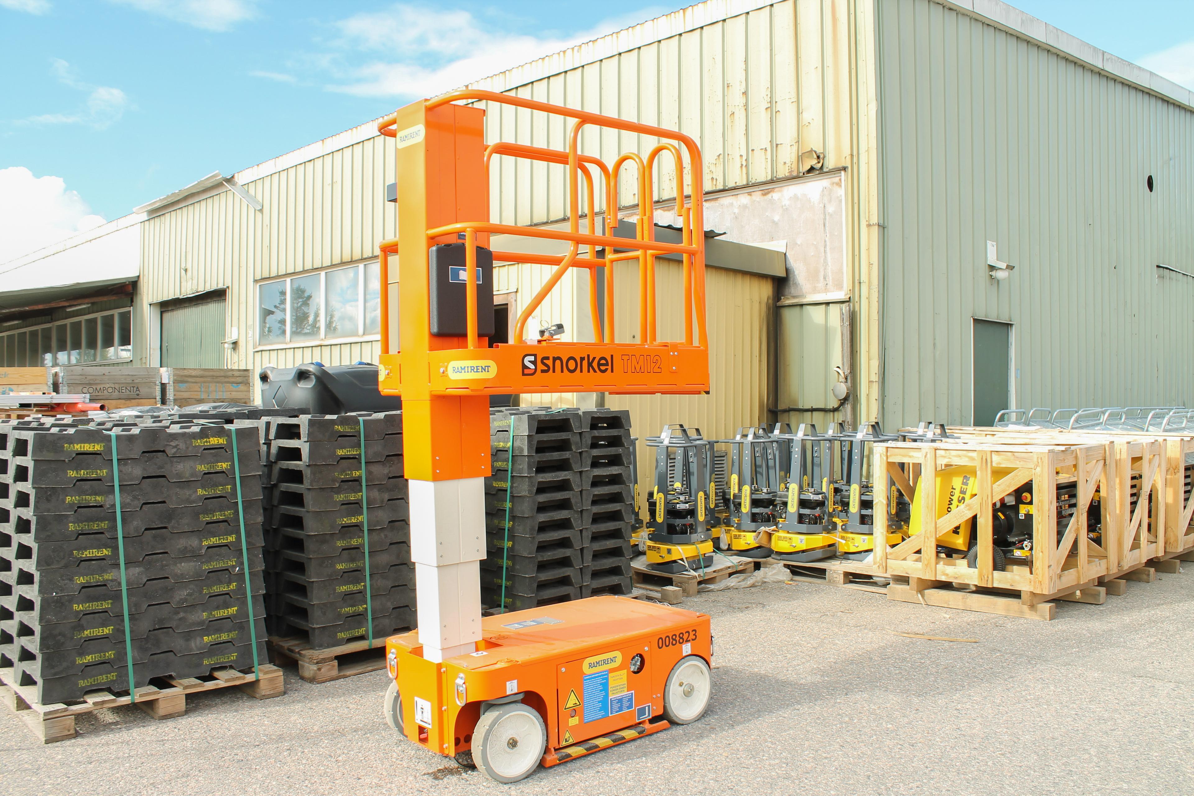 Pelarlift batteri plattformshöjd 3,6 m