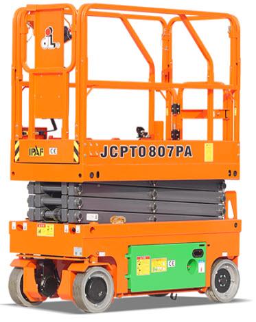 Saxlift batteri plattformshöjd 5,8m oljefri