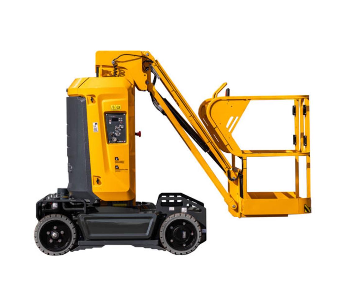 Pelarlift batteri plattformshöjd 8 m med jib