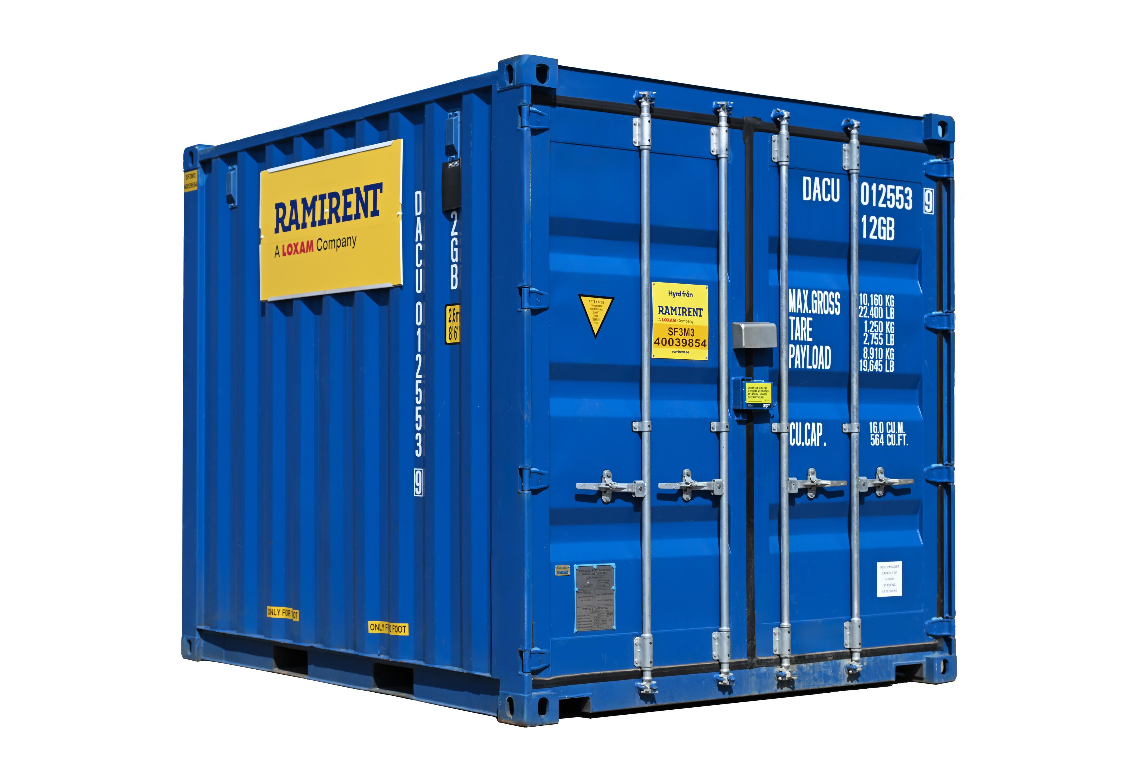 Container, 10 fot oisolerad