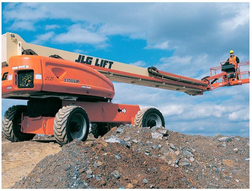 Bomlift, teleskopisk, dieseldriven, plfh 41m