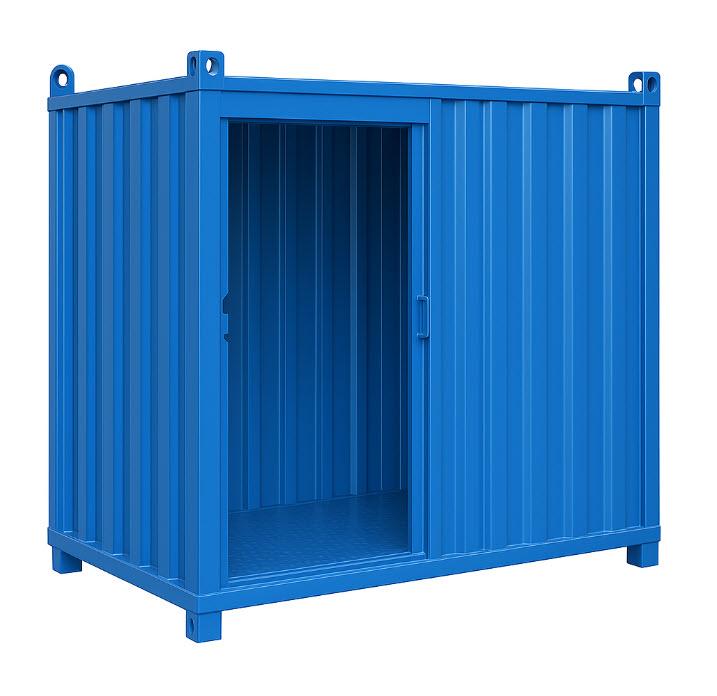 Valvcontainer 4 fot, oisolerad