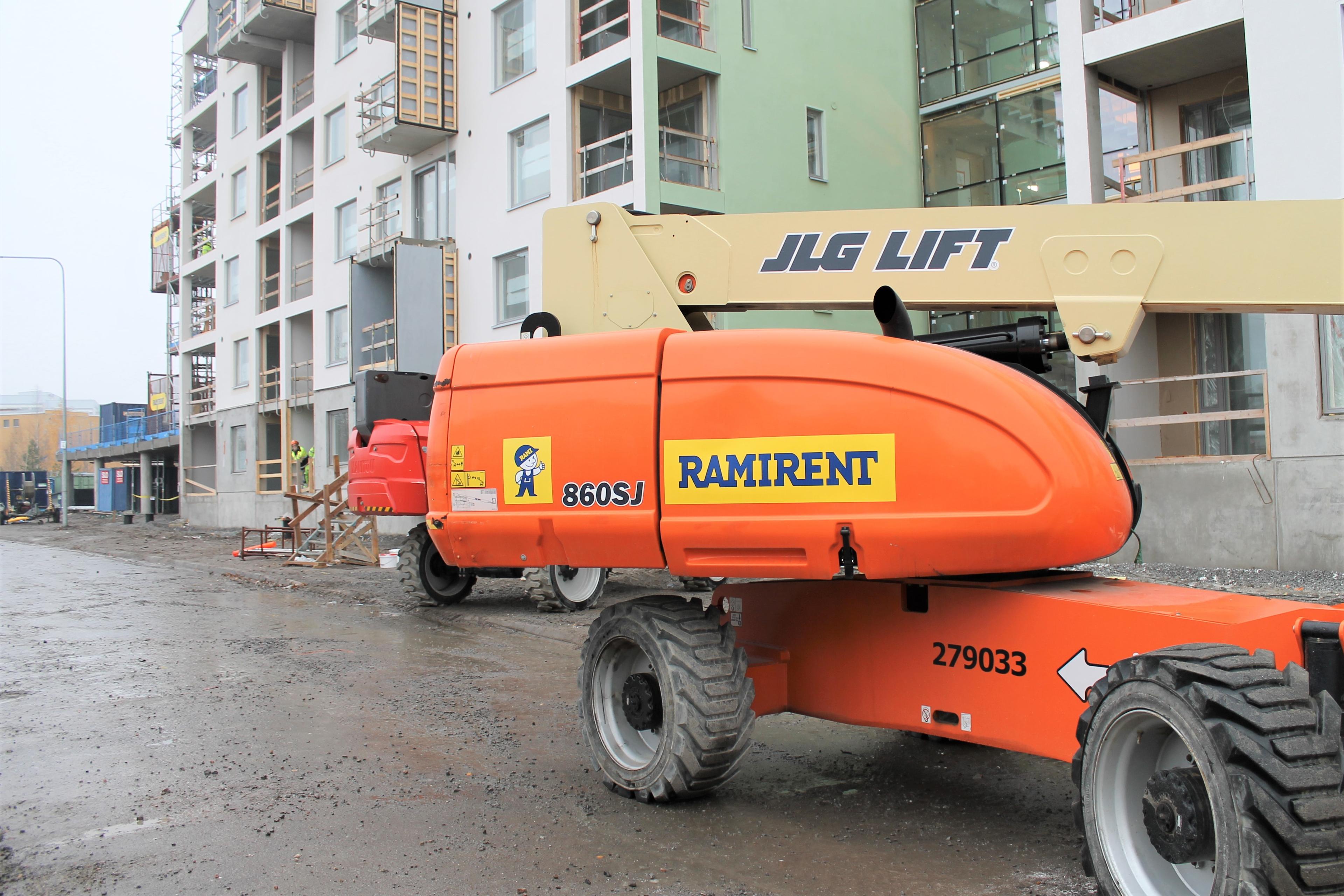 Bomlift, teleskopisk, dieseldriven, plfh 26m