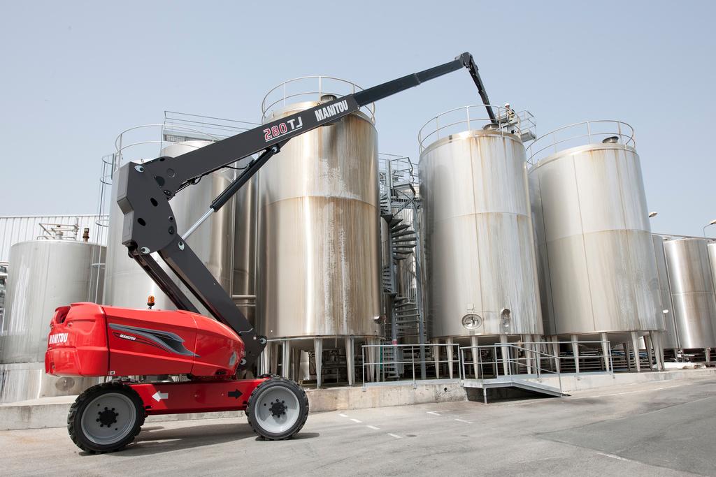Bomlift, teleskopisk, dieseldriven, plfh 26m