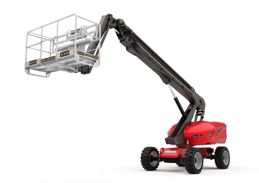 Bomlift, teleskopisk, dieseldriven, extra kapacitet, plfh 20m