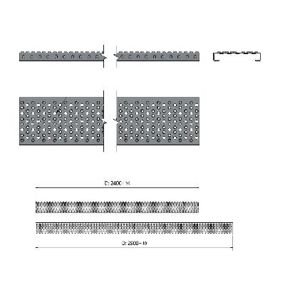 Entersafe golvplank 2,4m