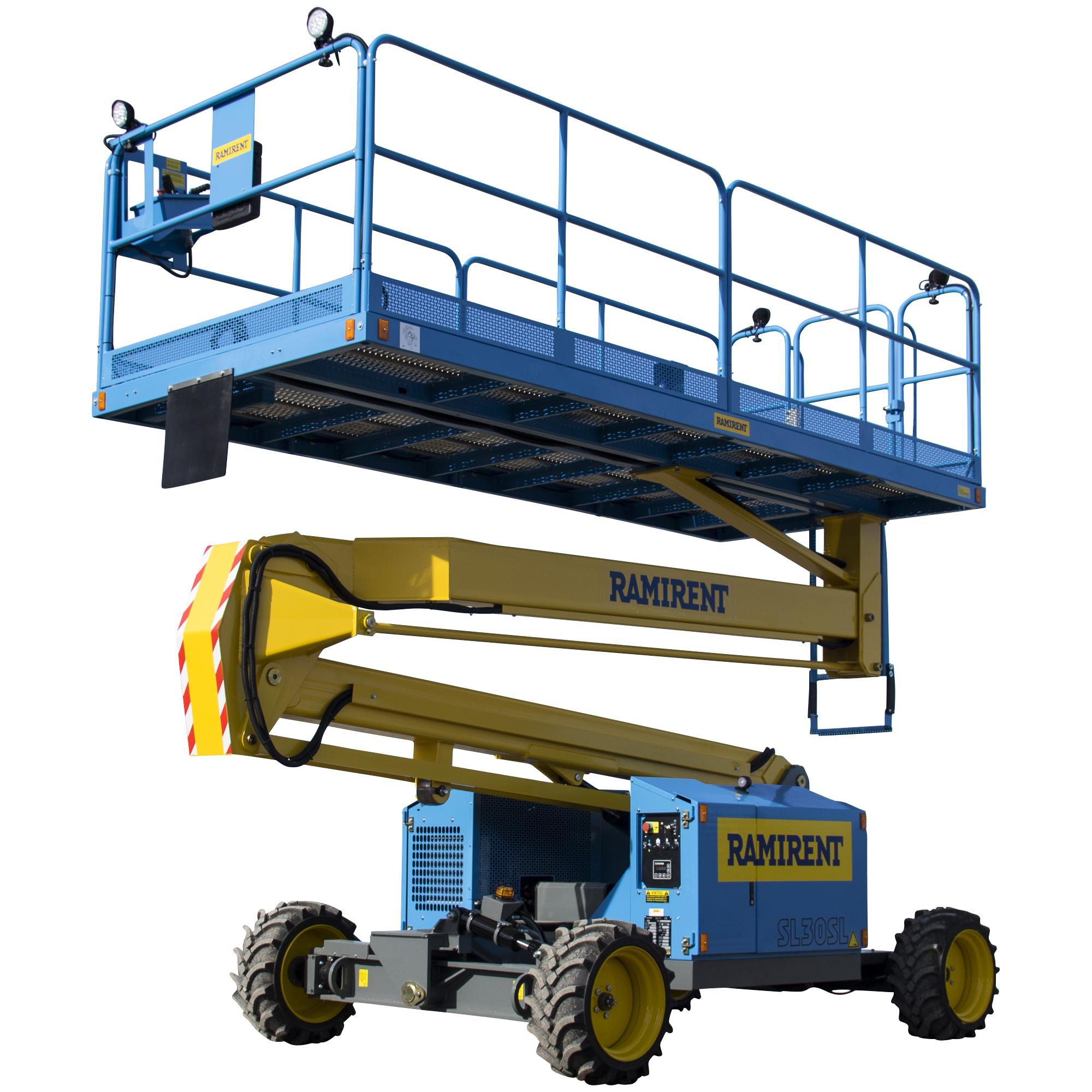 Saxlift HVO100 plattformshöjd 7m tunnel