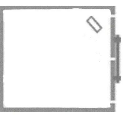 Container, 8 fot isolerad med el