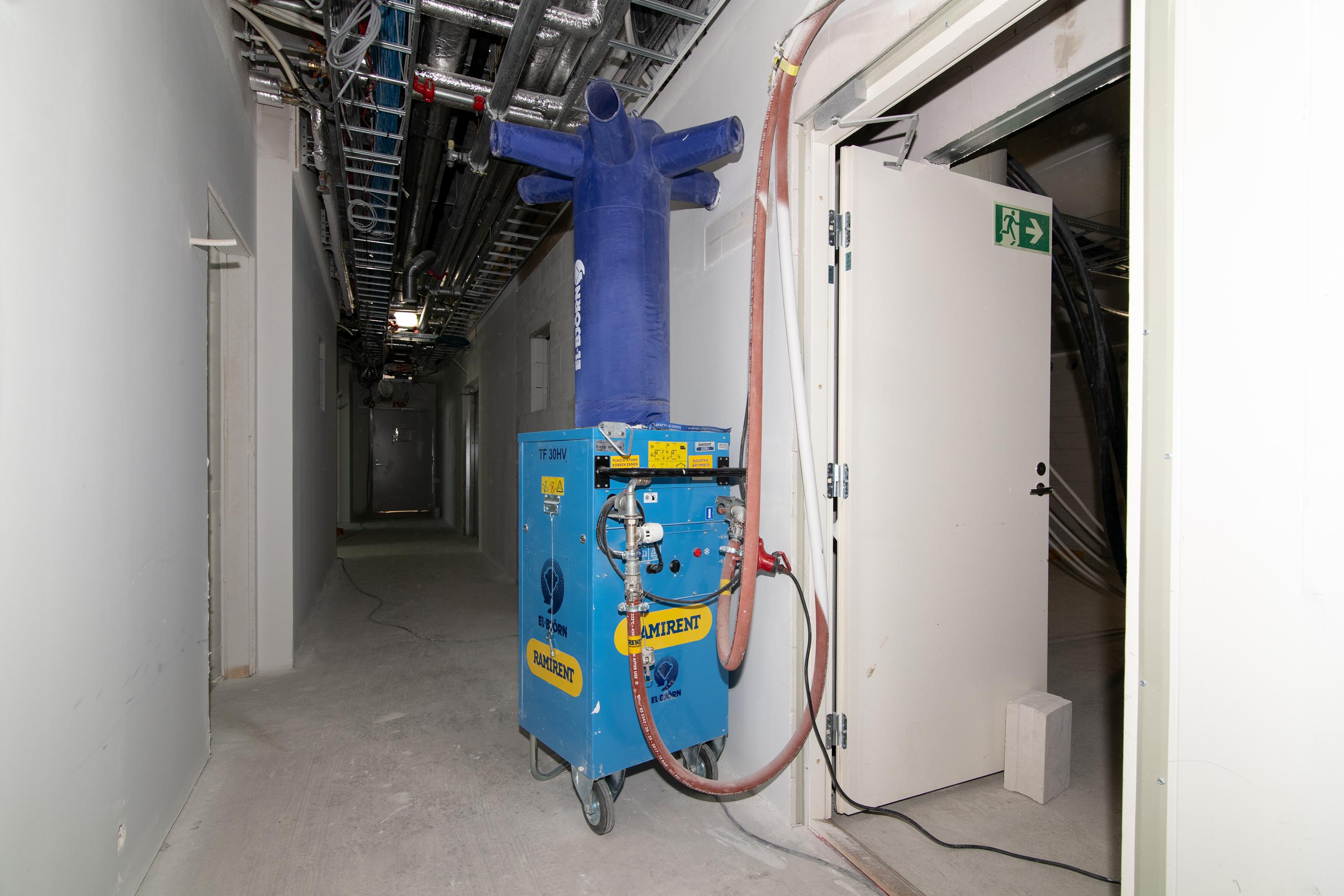 Hetvattenfläkt 30 kW