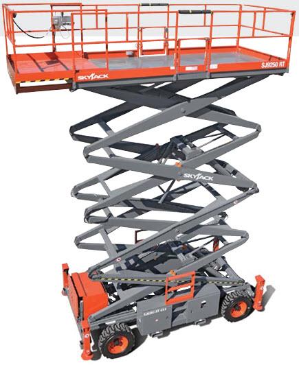 Saxlift HVO100 plattformshöjd  15,2m dubbla utskjut