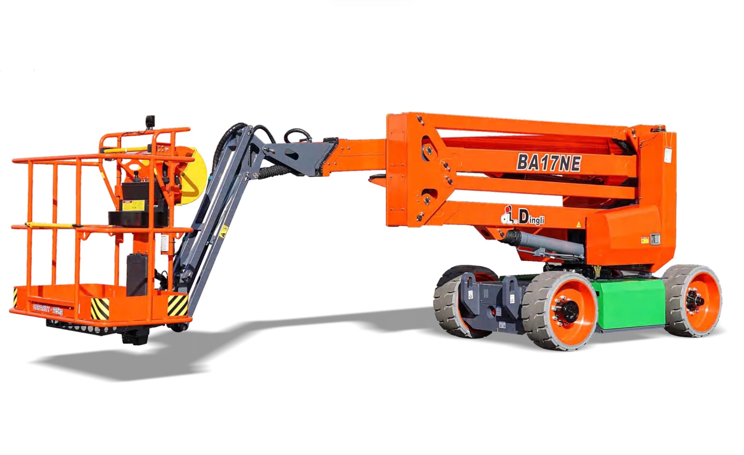 Vikbomslift batteri plattformshöjd 15 m