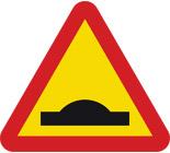 A9-1 Varning för farthinder N plast