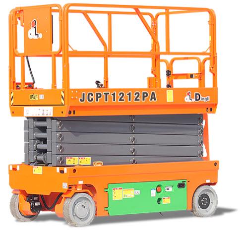 Saxlift batteri plattformshöjd 10m oljefri