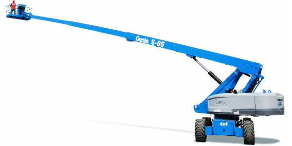 Bomlift, teleskopisk, dieseldriven, extra kapacitet, plfh 26m