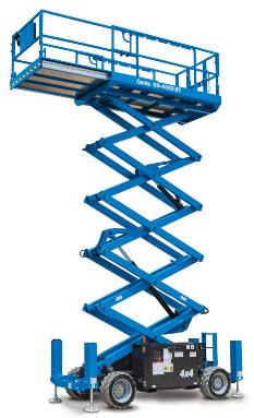 Saxlift HVO100 plattformshöjd 8m