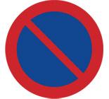 C35 Parkering förbjuden N plast