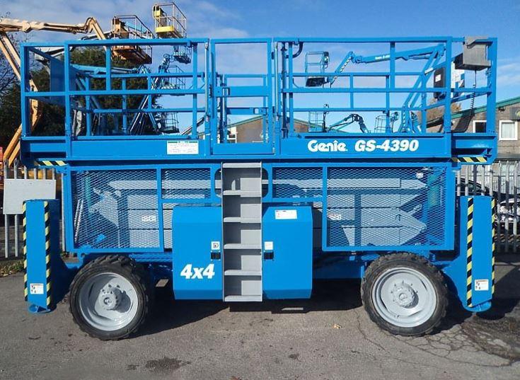 Saxlift diesel, plattformshöjd 12,7m