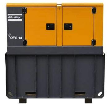 Elverk 14kVA steg 5 stor tank, diesel