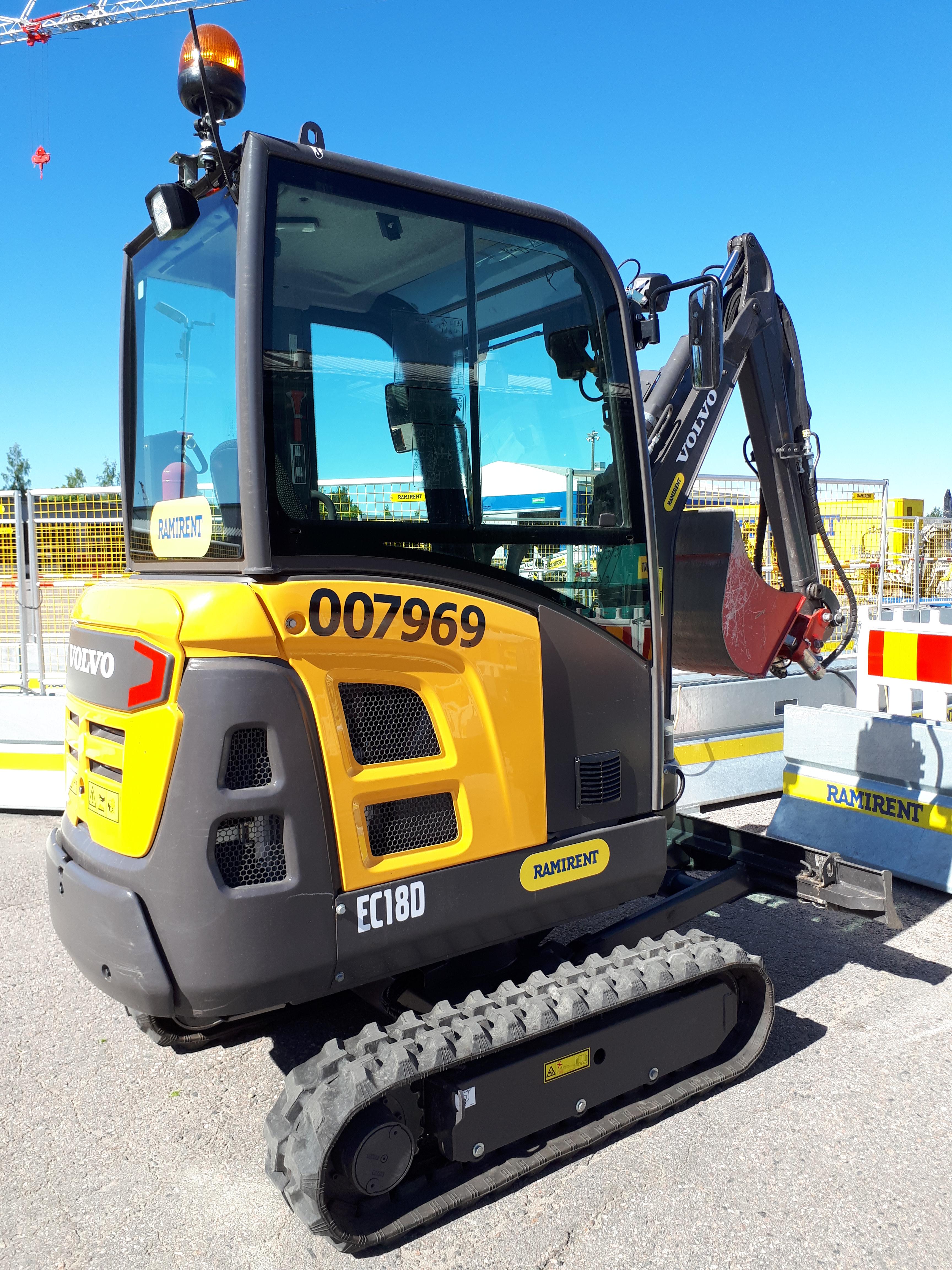 Grävmaskin bandburen 1.8T