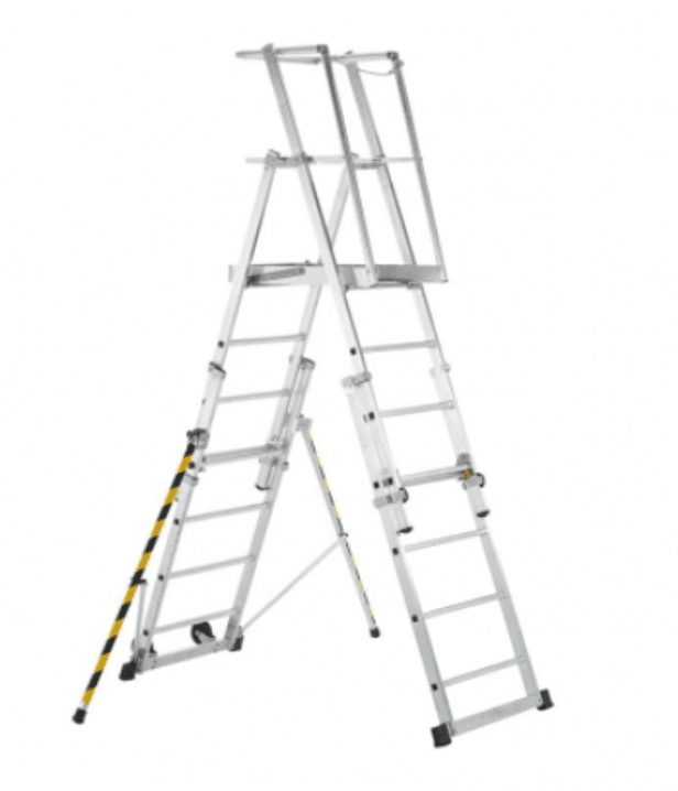 Plattformsstege, teleskopisk, 1,3-2,4m