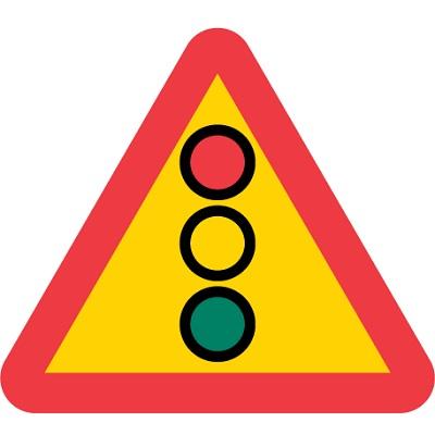 A22 Varning flerfärgssignal gummifot