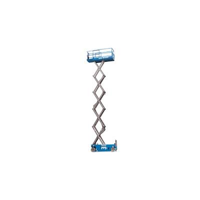 Saxlift, smal, stödben, batteridriven, plfh 10m