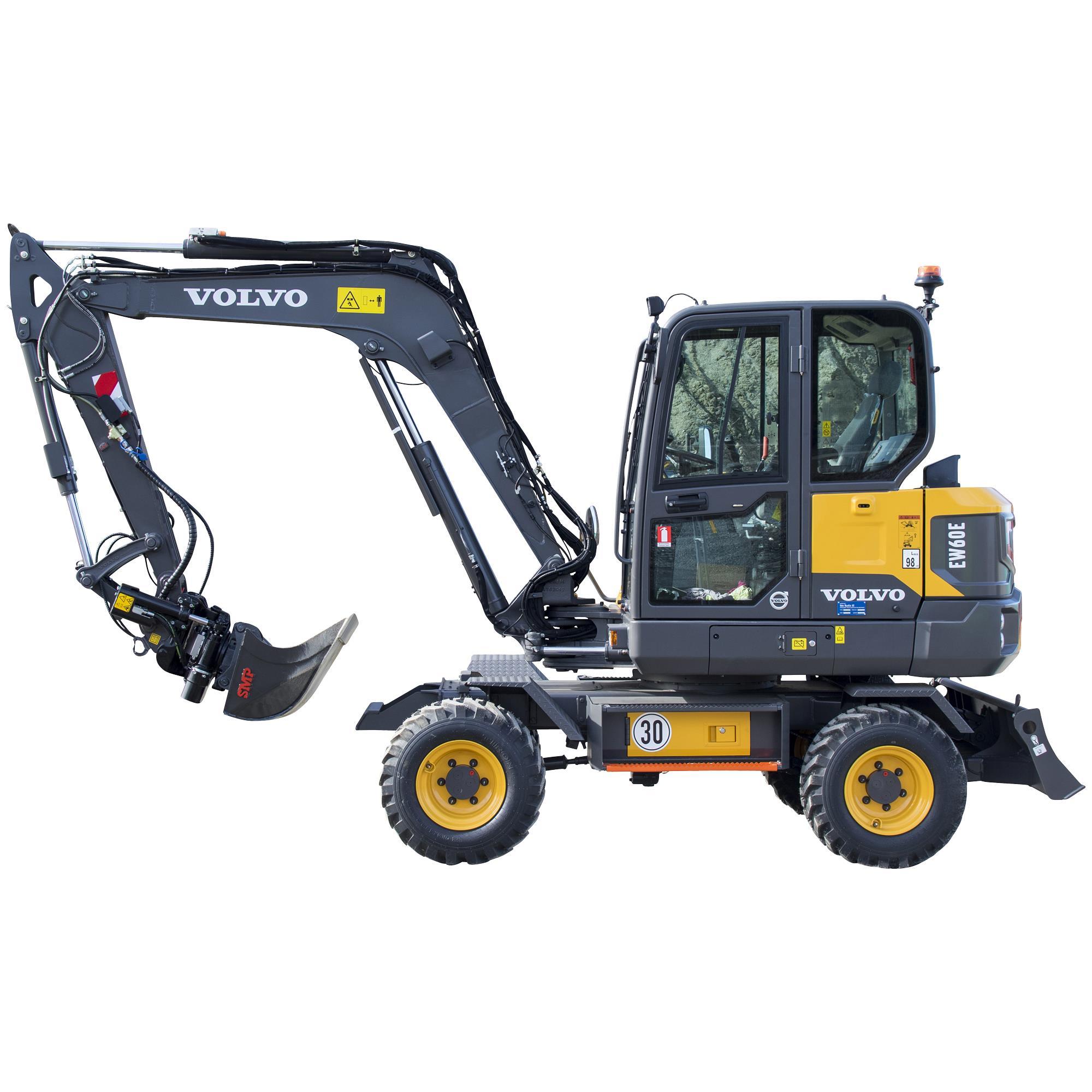 Grävmaskin Hjulburen 4WD 6T