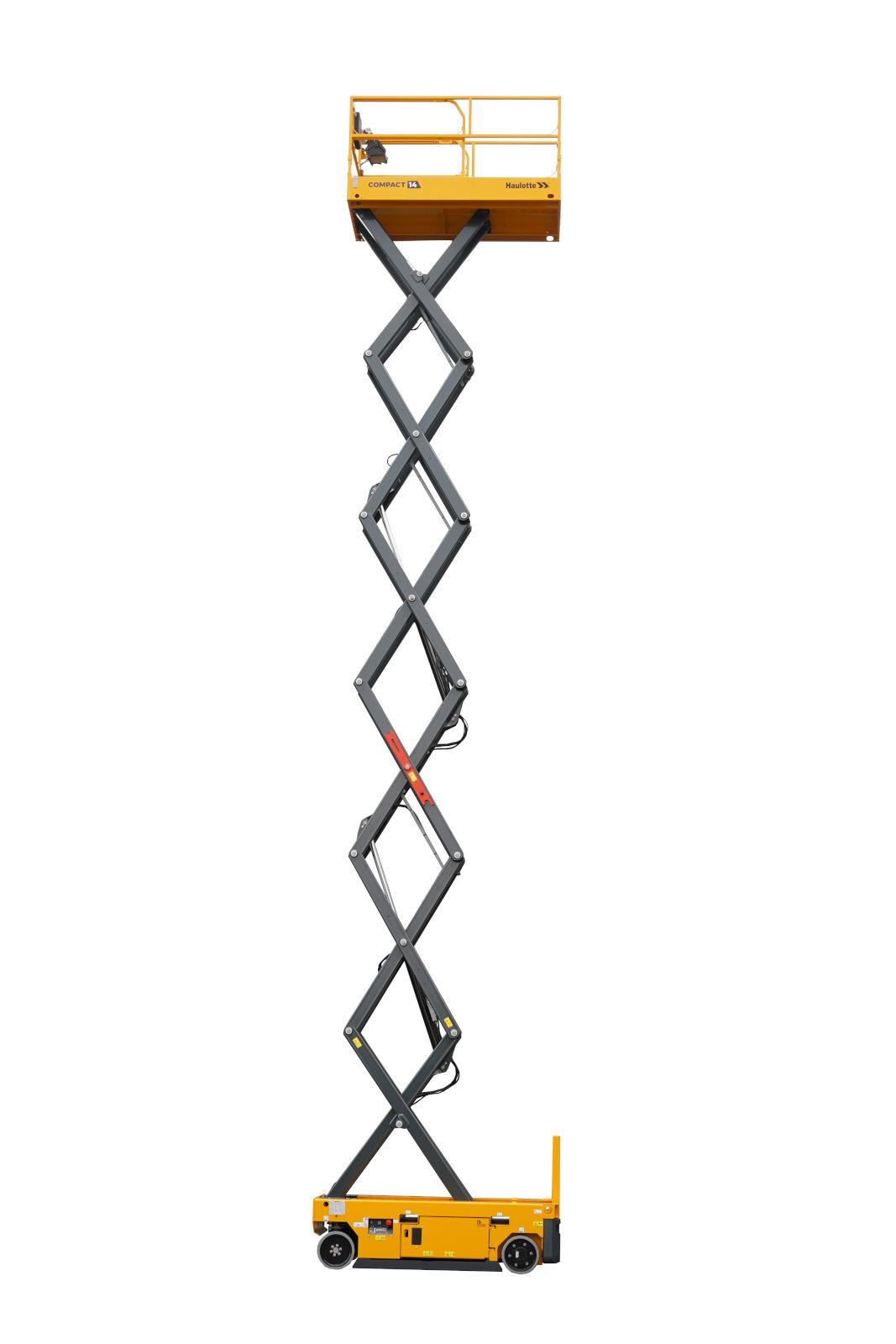 Saxlift batteri < 14 m < 1,2 m