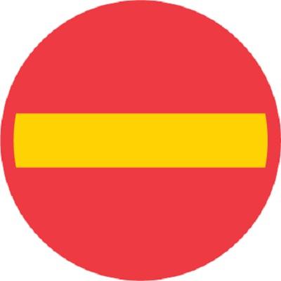 C1 Förb mot infart fordon gummifot