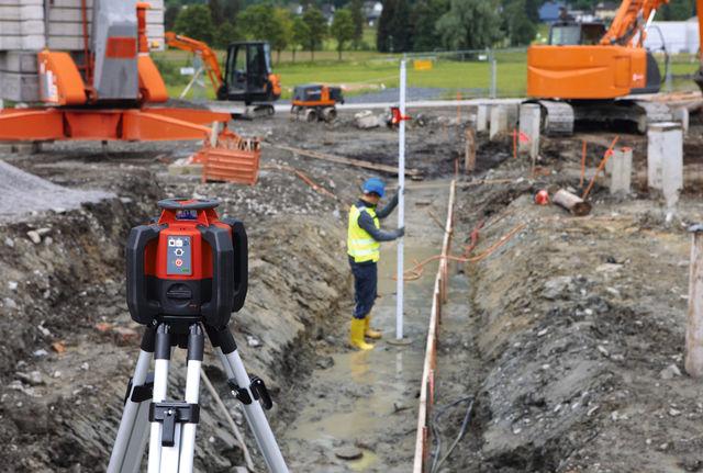 Tvåfallslaser, lutningsområde ≤ 25%