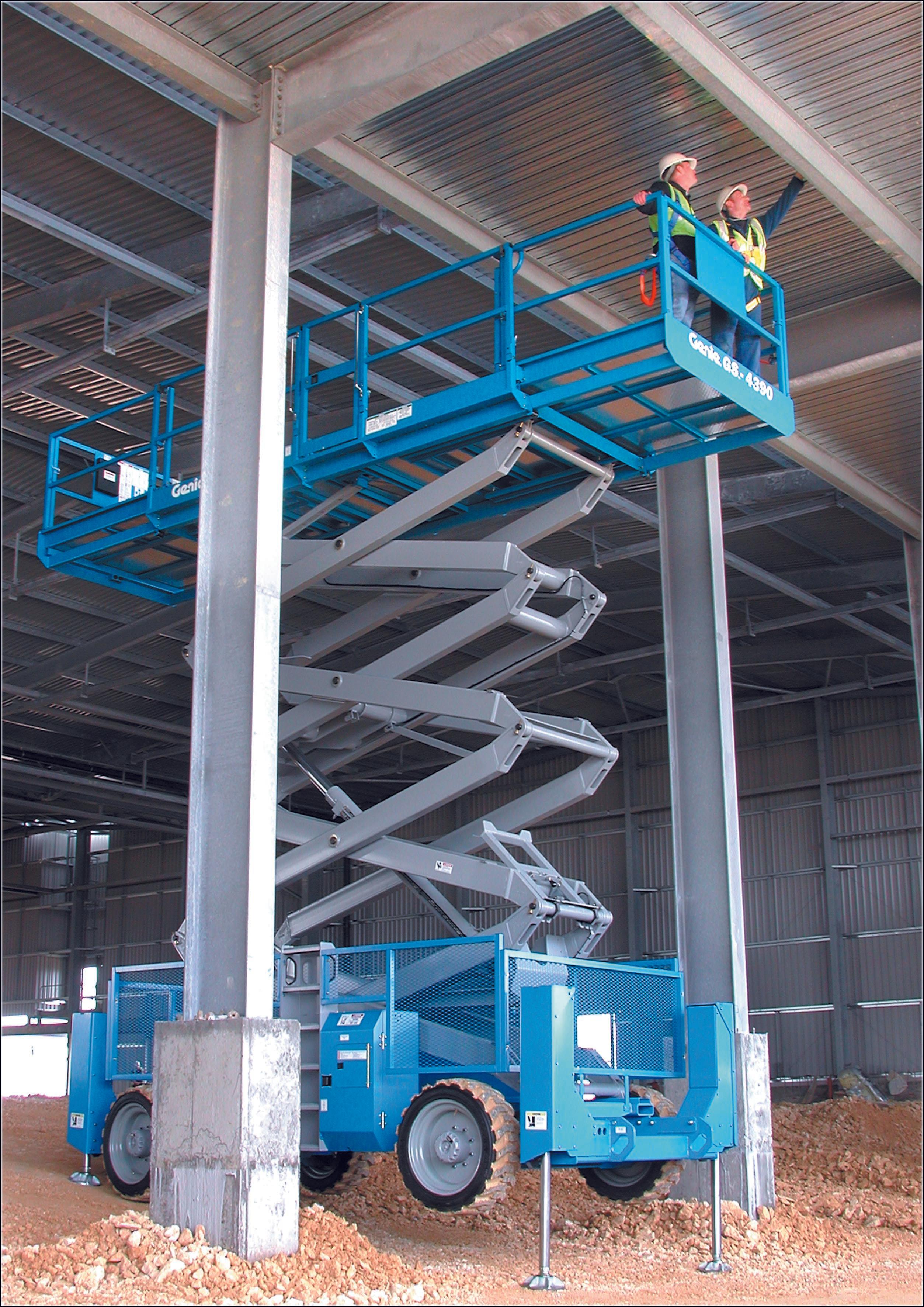 Saxlift diesel, plattformshöjd 12,7m