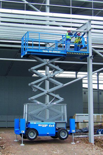 Saxlift diesel, plattformshöjd 9,7m