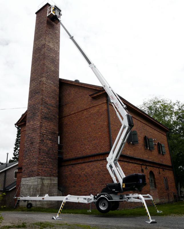 Släpvagnslift vikbom el, plattformshöjd 19 m