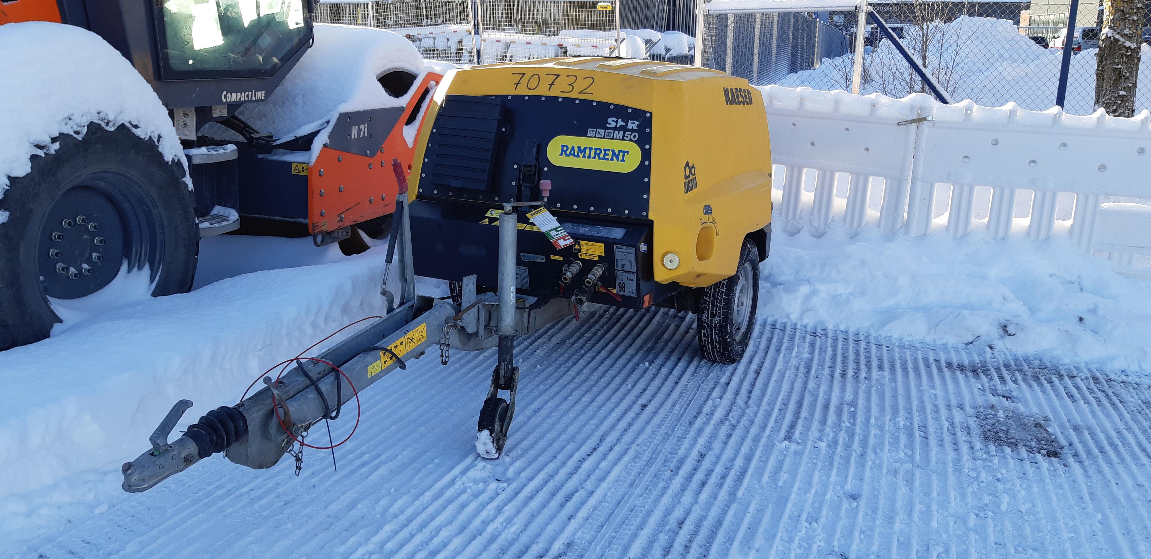 Kompressor 5m³/min vid 7bar