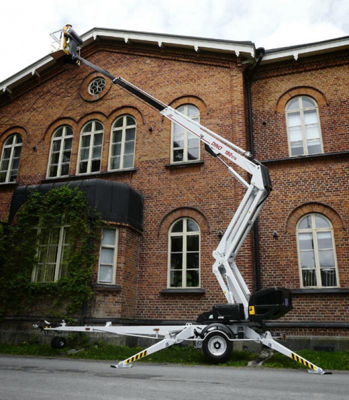 Släpvagnslift vikbom el, plattformshöjd 16 m
